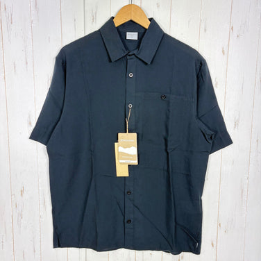 【Men's M ブラック系】 Houdini ( フーディニ ) メンズ ツリー ショートスリーブ シャツ M's Tree Shortsleeve Shirt 860051 True Black Light z00058245 True Black Light