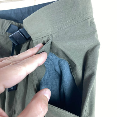 【Men's S グリーン系】 Montbell ( モンベル ) ストレッチ ライニング カーゴパンツ ナイロン 1105441 Asian Men's 化繊 ロングパンツ ボトムス ウェア - 【公式】2ndGEAR（セカンドギア）Webショップ【登山用品・アウトドア用品専門 買取販売店】