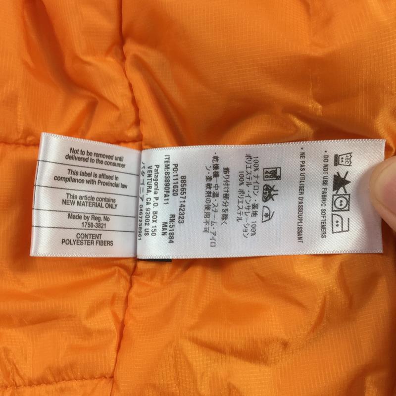 [Men's S Orange] Patagonia Winter Sun Hoody Gore Windstopper Primaloft Jacket Beams Model 83890 International Men's MAN