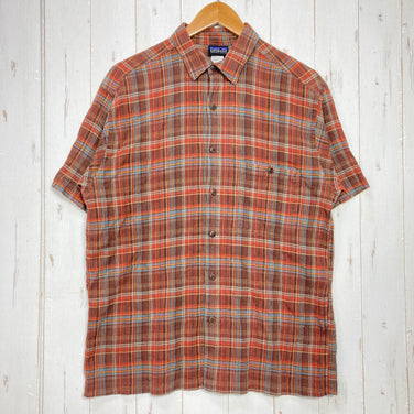 【Men's M ブラウン系】 2004 Patagonia ( パタゴニア ) AC ヤーンダイ シャツ A/C Yarn-Dye Shirts 入手困難 ACシャツ ウェア トップス インナー シャツ ショートスリーブシャツ コットン z00059341  コッ