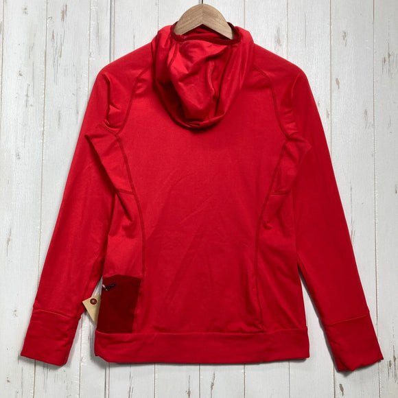 【Women's S レッド系】 Arcteryx ( アークテリクス ) ヴァーティス フーディ ウィメンズ Vertices Hoody Women's バラクラバフード ストレッチ ベースレイヤー ポリエステル ウェア トップス インナー シャツ フーディ 化繊