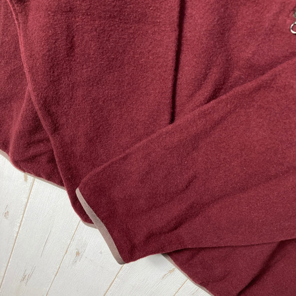 【Men's L レッド系】 Axesquin ( アクシーズクイン ) ウールフリース プルオーバー Wool Freece Pullover 軽edition バーガンディ 希少カラー 入手困難 moonlightgearコラボ ウール ウェア トップス アウ