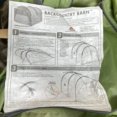 【OneSize グリーン系】 2000s Msr ( エムエスアール ) バックカントリー バーン Backcountry Barn 生産終了モデル 入手困難 キャンピングギア テント キャンピングテント z00060077  キャンピングテント テント キャンピ