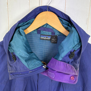【Unisex S ネイビー系】 1993 Patagonia ( パタゴニア ) ガイド シェル Guide Shell Blueberry / Bright Purple / Bluegrass ビンテージ オリジナル 入手困難 ナイロン ウェア トップス アウタ