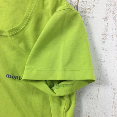 【Women's S イエロー系】 Montbell ( モンベル ) Wic.スリムt ワンポイントロゴ ウィメンズ Tシャツ 1114138 Asian Women's 化繊 ショートスリーブTシャツ クルーネック インナー シャツ トップス ウェア - 【公式】2ndGEAR（セカンドギア）Webショップ【登山用品・アウトドア用品専門 買取販売店】