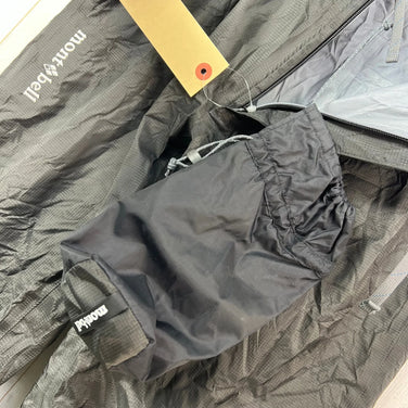 Montbell Men's Thunder Pass Pants, Medium Short, Black, Nylon, Rain Shell, Long Pants, Bottoms, z00054551