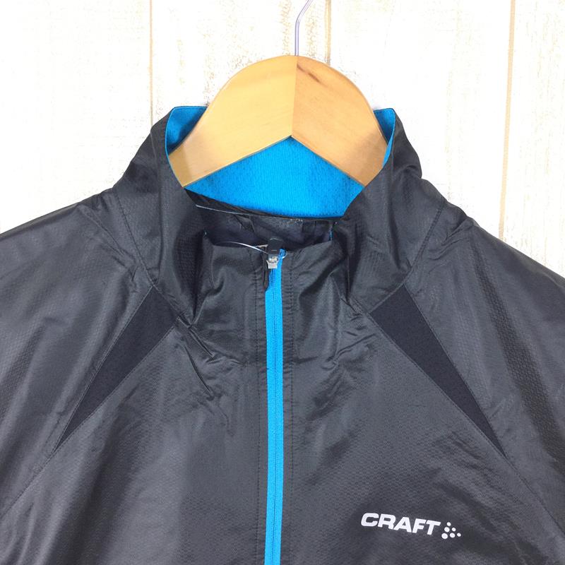 【男款M黑色】Craft Performance Run Featherlight Jacket Pr Featherlight Jacket Wind Shell 1900639 国际男款 9330 黑色/火焰