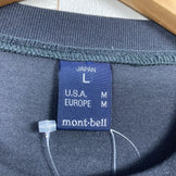 【Unisex L ブルー系】 Montbell ( モンベル ) WIC.ブリーズスパン サイクルT ポリエステル ウェア トップス インナー シャツ ショートスリーブTシャツ クルーネック 化繊 z00053644  化繊 ショートスリーブTシャツ クルーネック