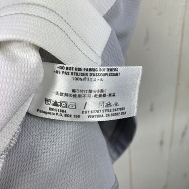 【Men's S ホワイト系】 2005 Patagonia ( パタゴニア ) キャプリーン ショートスリーブ ティー Caplene Short Sleeve Tee ポリエステル ウェア トップス インナー シャツ ショートスリーブTシャツ クルーネック 化繊