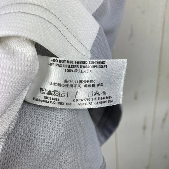 【Men's S ホワイト系】 2005 Patagonia ( パタゴニア ) キャプリーン ショートスリーブ ティー Caplene Short Sleeve Tee ポリエステル ウェア トップス インナー シャツ ショートスリーブTシャツ クルーネック 化繊