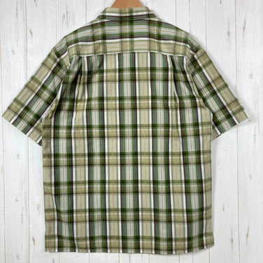【Men's S グリーン系】 2010 Patagonia ( パタゴニア ) パッカーウェア シャツ Puckerwear Shirt CSF 生産終了モデル 入手困難 ウェア トップス インナー シャツ ショートスリーブシャツ 化繊 z00053390 CSF