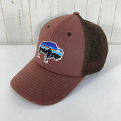 【OneSize ブラウン系】 Patagonia ( パタゴニア ) フィッツ ロイ バイソン ロープロ トラッカー ハット Fitz Roy Bison Lopro Trucker Hat オーガニックコットン ウェア ウェア小物 ヘッドウェア キャップ z00