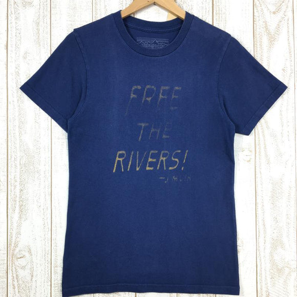 【Men's XS ネイビー系】 Patagonia ( パタゴニア ) Free The Rivers! ジョン・ミューア オーガニックコットン Tシャツ 入手困難 International Men's コットン ショートスリーブTシャツ クルーネック インナー - 【公式】2ndGEAR（セカンドギア）Webショップ【登山用品・アウトドア用品専門 買取販売店】