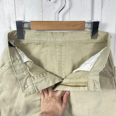 【Men's 30 ベージュ系】 1995 Patagonia ( パタゴニア ) スタンドアップ ショーツ STAND UP SHORTS Sand 生産終了モデル 入手困難 雪なしタグ コットン ウェア ボトムス ショーツ ショートパンツ コットン z000584