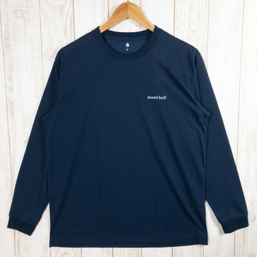 【Men's M ネイビー系】 Montbell ( モンベル ) Wic. ロングスリーブT ポリエステル 1114688 Asian Men's 化繊 ロングスリーブTシャツ クルーネック インナー シャツ トップス ウェア - 【公式】2ndGEAR（セカンドギア）Webショップ【登山用品・アウトドア用品専門 買取販売店】