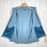 Montbell Shamis 男款夹克，L码，蓝色。这款涤纶抓绒夹克是完美的外套单品。产品编号：z00053868。