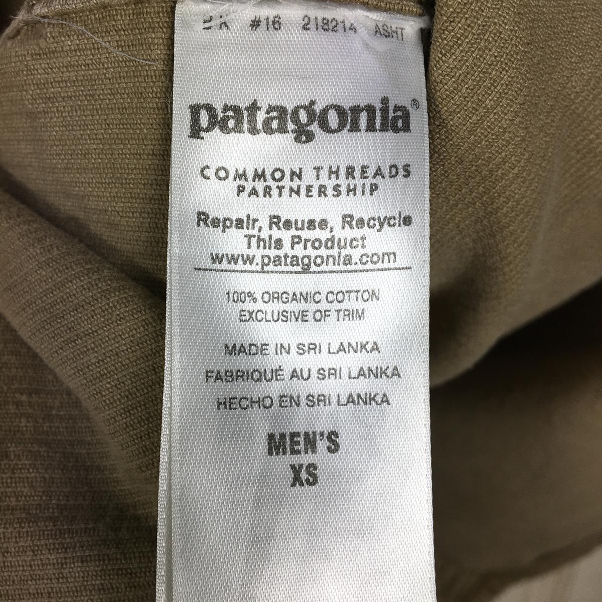 【Men's XS ベージュ系】 Patagonia ( パタゴニア ) ロングスリーブ ワークウェア シャツ Long Sleeved Workwear Shirt オーガニックコットンコーデュロイ 生産終了モデル 入手困難 53795 International