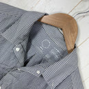【Men's M グレー系】 Yamatomichi ( 山と道 ) メリノ ショートスリーブ シャツ Merino Short Sleeve Shirt ストライプ メリノウール100% 日本製 メリノウール ウェア トップス インナー シャツ ショートスリーブ-4