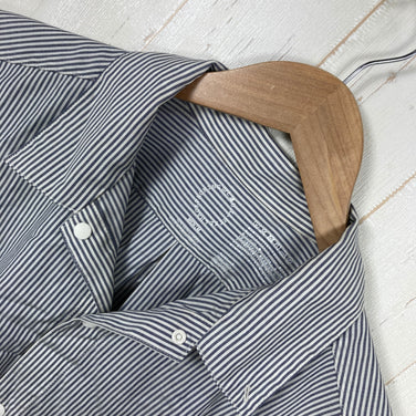 【Men's M グレー系】 Yamatomichi ( 山と道 ) メリノ ショートスリーブ シャツ Merino Short Sleeve Shirt ストライプ メリノウール100% 日本製 メリノウール ウェア トップス インナー シャツ ショートスリーブ