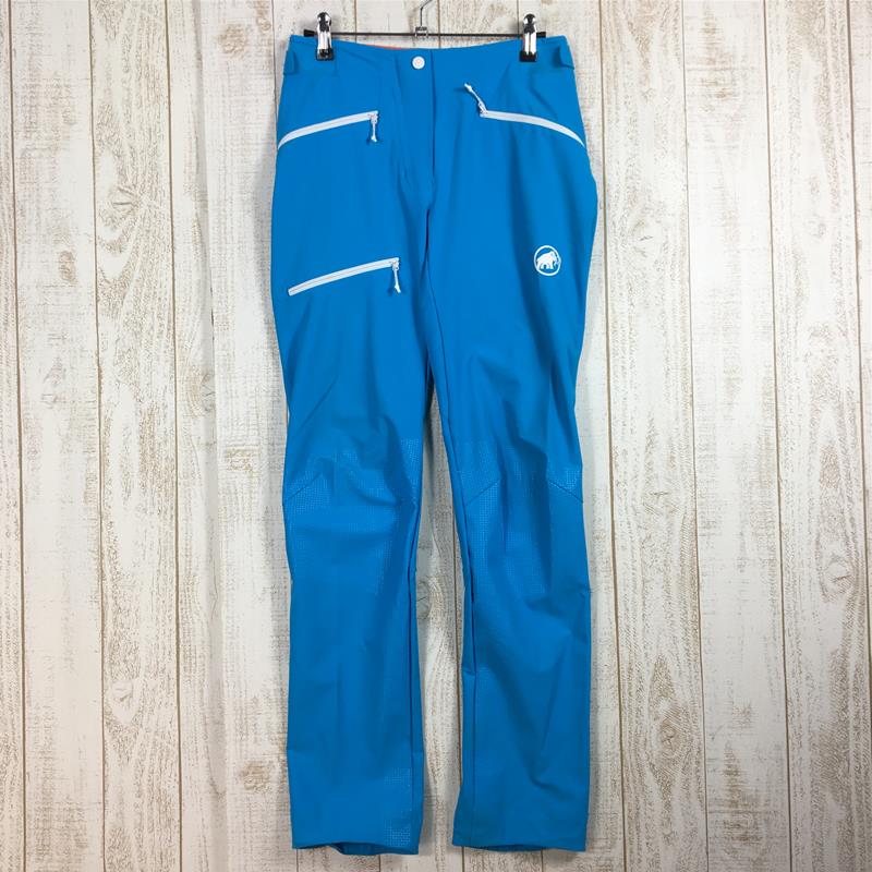 【Women's 34 ブルー系】 Mammut ( マムート ) エイスフィールド ライト ソフトシェル パンツ Eisfeld Light So Pants アイガーエクストリーム 1021-00670 International Women's  ソフトシェル ロ