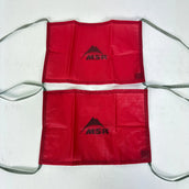 【OneSize Red】 Msr Snow / Sand Tent Anchor 4-piece set Camping Gear Tent z00057802 Tent Camping Gear