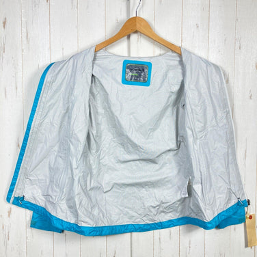 Montbell 女式大号蓝色全天候夹克，韩国标准款，尼龙，防雨外套，上衣，外套，夹克，上衣，服装，z00053755