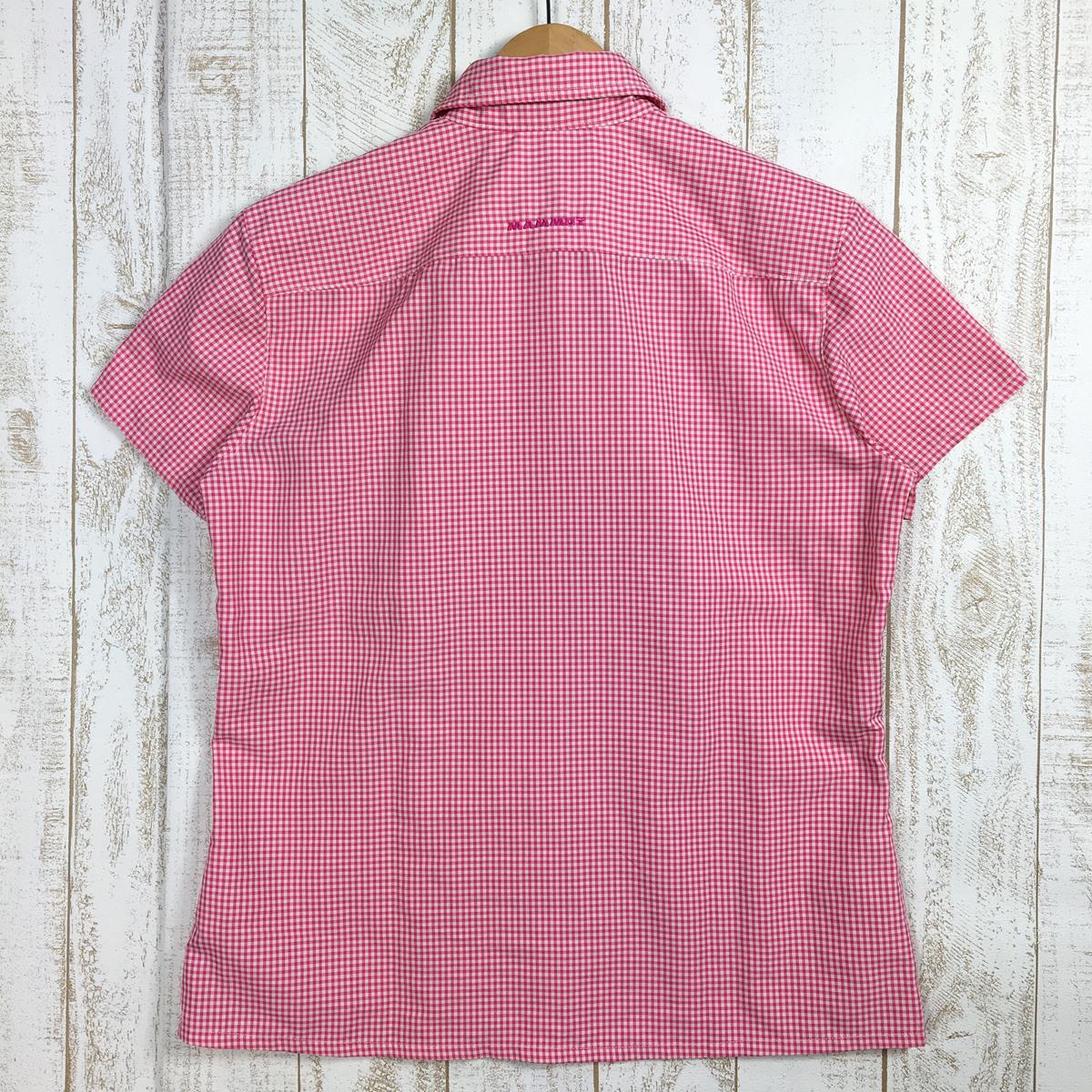 【Women's M ピンク系】 Mammut ( マムート ) アーダ シャツ Aada Shirt ショートスリーブ 1015-00021 Women's  化繊 ショートスリーブシャツ インナー シャツ トップス ウェア