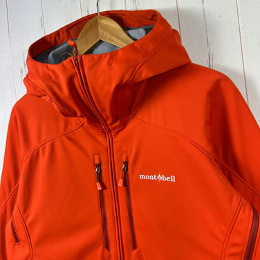 【Men's M オレンジ系】 Montbell ( モンベル ) クリマバリア パーカ Clima Barrier Parka ポリエステル ウェア トップス アウター ジャケット ソフトシェル z00056638  ソフトシェル アウター ジャケット トップス