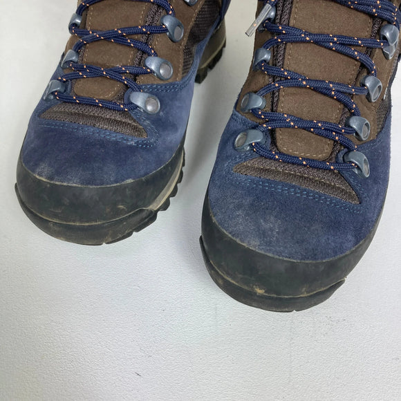 【Unisex 24.5cm ブラウン系】 Aku ( アクー ) コネロ 3 ゴアテックス Conero III GTX DARK BROWN/ASTER BLUE フットウェア トレッキングブーツ z00060388 DARK BROWN/ASTER BLUE トレッキン