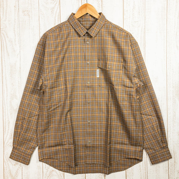 【Men's M ブラウン系】 Ridge Mountain Gear ( リッジマウンテンギア ) メリノ ベーシック ロングスリーブ シャツ Merino Basic Long Sleeve Shirt メリノウール Asian Men's Mocha Plai - 【公式】2ndGEAR（セカンドギア）Webショップ【登山用品・アウトドア用品専門 買取販売店】