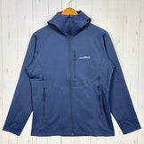 Montbell Trail Action Parka, Women's XL, Navy. This nylon fleece jacket is a perfect outerwear piece. Product code: z00055362.