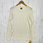 【男士 L 米色系】 Icebreaker (冰雪行者) 美丽诺 200 Oasis 长袖圆领衫 Merino 200 Oasis LS Crew 美丽诺羊毛 服装 上衣 内搭 T恤 长袖T恤 圆领