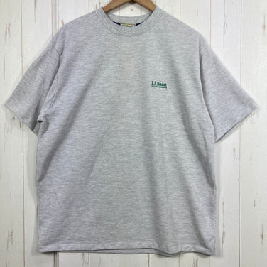 【Men's L グレー系】 Llbean ( エルエルビーン ) サムナー ショートスリーブ ティー Sumner Short-Sleeve Tee Birch ポリエステル ウェア トップス インナー シャツ ショートスリーブTシャツ クルーネック 化繊 z0