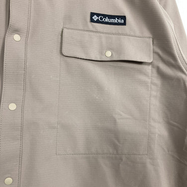【Men's S ベージュ系】 Columbia ( コロンビア ) バルディビア リッジ シャツ Valdivia Ridge Shirt ポリエステル ウェア トップス インナー シャツ ロングスリーブシャツ 化繊 z00059261  化繊 ロングスリーブシャ