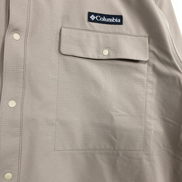 【Men's S ベージュ系】 Columbia ( コロンビア ) バルディビア リッジ シャツ Valdivia Ridge Shirt ポリエステル ウェア トップス インナー シャツ ロングスリーブシャツ 化繊 z00059261  化繊 ロングスリーブシャ