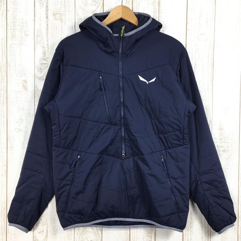 【Men's M ネイビー系】 Salewa ( サレワ ) プーエズ チロルウール セリアント ハーフジップ ジャケット Puez Tirolwoo Celliant Half-Zip Jacket ウール インサレーション フーディ 26606 Internat