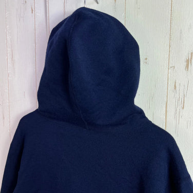 男女通用 XL 码 Yetina 海军蓝套头连帽衫，羊毛材质，上衣，内衣，连帽衫，z00053994