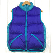 【Men's M ブルー系】 Feathered Friends ( フェザードフレンズ ) 90S ヘリオス ベスト Helios Vest コバルト×エメラルド ダウン 旧タグ 筆記体ロゴ International Men's Cobalt / Emeral - 【公式】2ndGEAR（セカンドギア）Webショップ【登山用品・アウトドア用品専門 買取販売店】