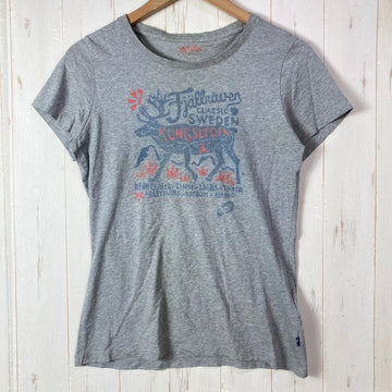 【Women's S グレー系】 Fjallraven ( フェールラーベン ) クラシック SWE ティーシャツ Classic SWE T-Shirt オーガニックコットン ウェア トップス インナー シャツ ショートスリーブTシャツ クルーネック 化繊 z000