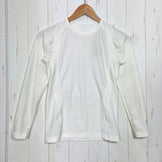 【Women's M アイボリー系】 Cw-X ( シーダブリューエックス ) 柔流トップ メッシュ JYURYU TOP Mesh IV / Ivory 肩甲骨サポート 吸汗速乾 UVカット 抗菌防臭 ポリエステル ウェア トップス インナー シャツ ロングスリーブTシ