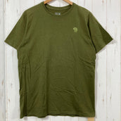 【Men's M グリーン系】 Mountain Hardwear ( マウンテンハードウェア ) ショートスリーブ コットン ロゴティー コットン ウェア トップス インナー シャツ ショートスリーブTシャツ クルーネック コットン z00057778 コットン