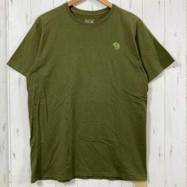 【Men's M グリーン系】 Mountain Hardwear ( マウンテンハードウェア ) ショートスリーブ コットン ロゴティー コットン ウェア トップス インナー シャツ ショートスリーブTシャツ クルーネック コットン z00057778  コットン
