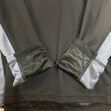 【Men's XL ブラック系】 Millet ( ミレー ) ハーフジップ ロングスリーブ メッシュティー ポリエステル ウェア トップス インナー シャツ ロングスリーブシャツ 化繊 z00060397  化繊 ロングスリーブシャツ インナー シャツ トップス ウ