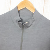 【Men's L チャコール系】 Ridge Mountain Gear ( リッジマウンテンギア ) メリノウール ハーフジップスタンドカラー Merino Half Zip Stand Collar ロングスリーブ シャツ Asian Men's ウール ロング - 【公式】2ndGEAR（セカンドギア）Webショップ【登山用品・アウトドア用品専門 買取販売店】