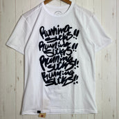 【Men's M ホワイト系】 Answer4 ( アンサーフォー ) ランニング サックス！ 01 ティーシャツ Running Sucks! 01 Tshirt ポリエステル ウェア トップス インナー シャツ ショートスリーブTシャツ クルーネック 化繊 z0