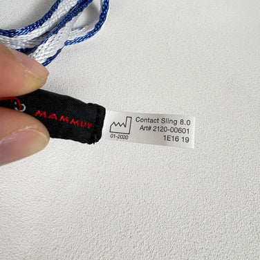 【OneSize ブルー系】 Mammut ( マムート ) コンタクト スリング 8.0 Contact Sling 8.0 240cm / 120cm セット ロッククライミングギア z00054928  ロッククライミングギア