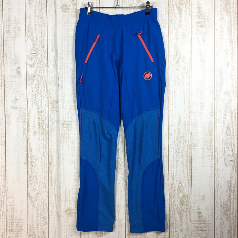 【Women's 34 ブルー系】 Mammut ( マムート ) エイスメーア ライト ソフトシェル パンツ Eismeer Light So Pants アイガーエクストリーム 1020-09800 International Women's  ソフトシェル ロング