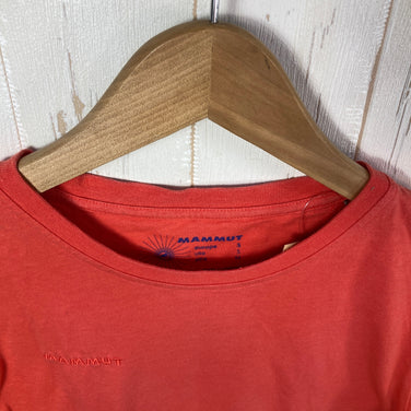 【Women's S オレンジ系】 Mammut ( マムート ) ショートスリーブ ティー コットン ウェア トップス インナー シャツ ショートスリーブシャツ コットン z00057263  コットン ショートスリーブシャツ インナー シャツ トップス ウェア