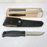 【OneSize ブラック系】 Mora Knife ( モーラナイフ ) ガーバーグ ステンレス レザーシース Garberg Stainless Leather Sheath 12635 BK z00056982 BK ナイフ 刃物 キャンピングギア