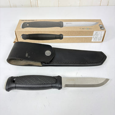 【OneSize ブラック系】 Mora Knife ( モーラナイフ ) ガーバーグ ステンレス レザーシース Garberg Stainless Leather Sheath 12635 BK z00056982 BK ナイフ 刃物 キャンピングギア